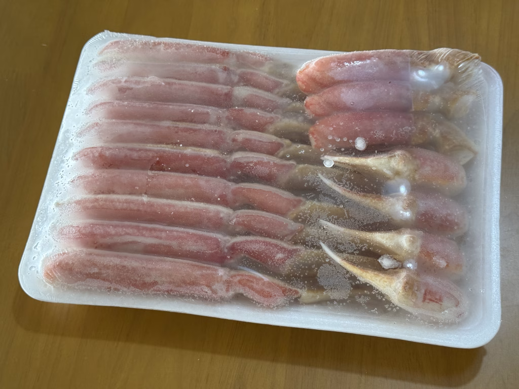 ズワイガニがぎっしり詰まっている画像