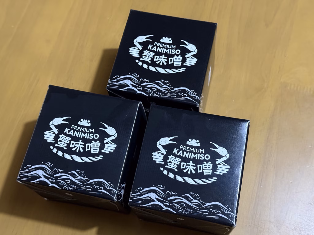 「PREMIUM蟹味噌」外箱の画像
