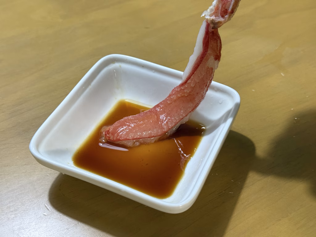 ズワイガニの刺身の画像