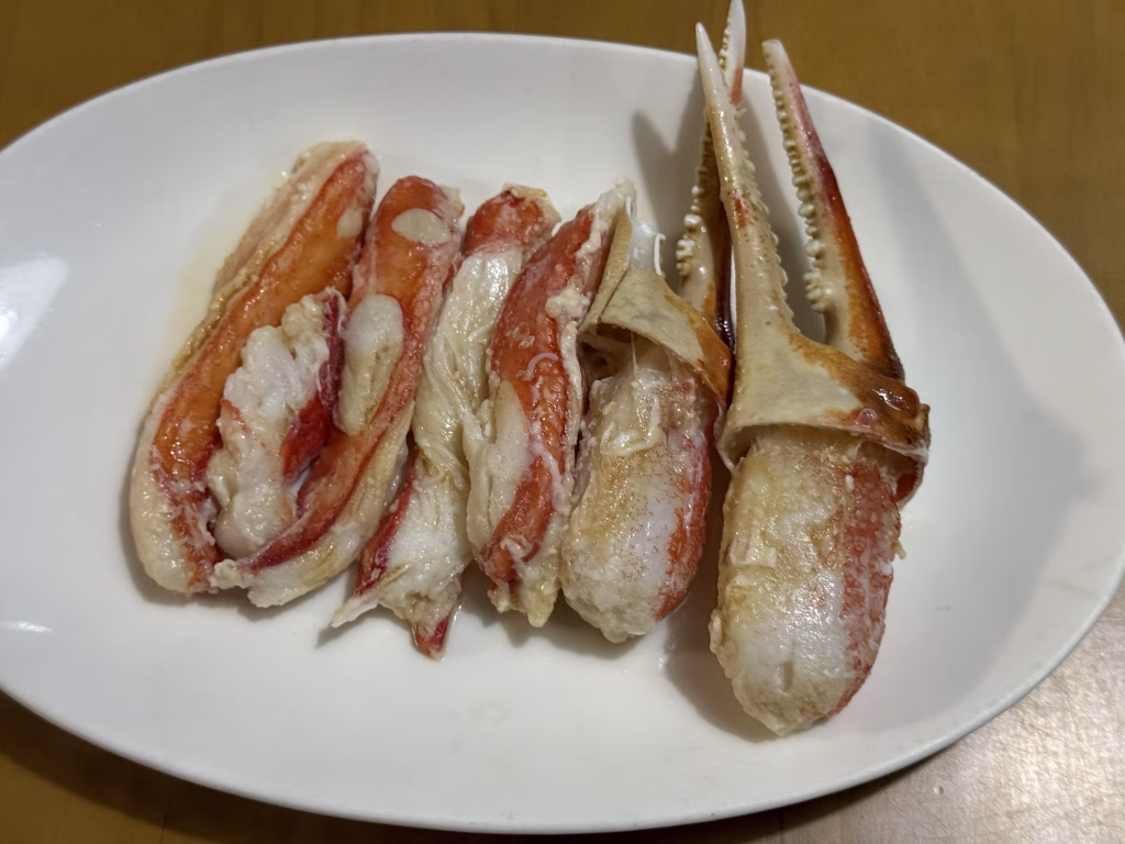 ズワイガニのバター焼きの画像